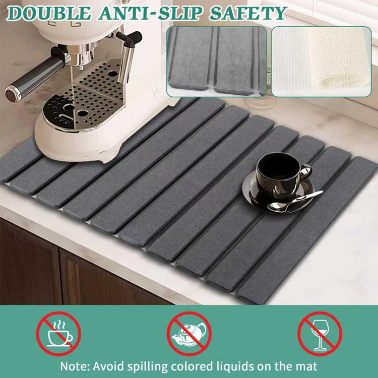Stone Dish Drying Mat for Kitchen Counter