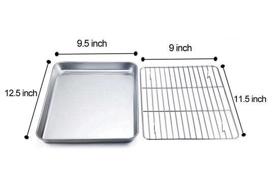 Baking Sheet with Cooling Rack Set