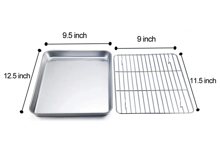 Baking Sheet with Cooling Rack Set