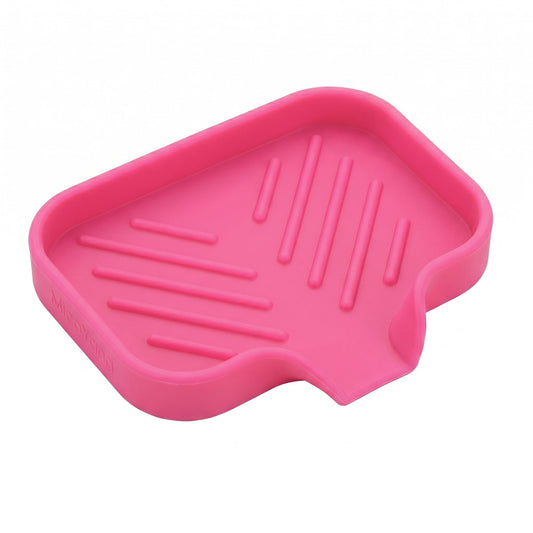 Silicone Soap Dish with Drain Spout