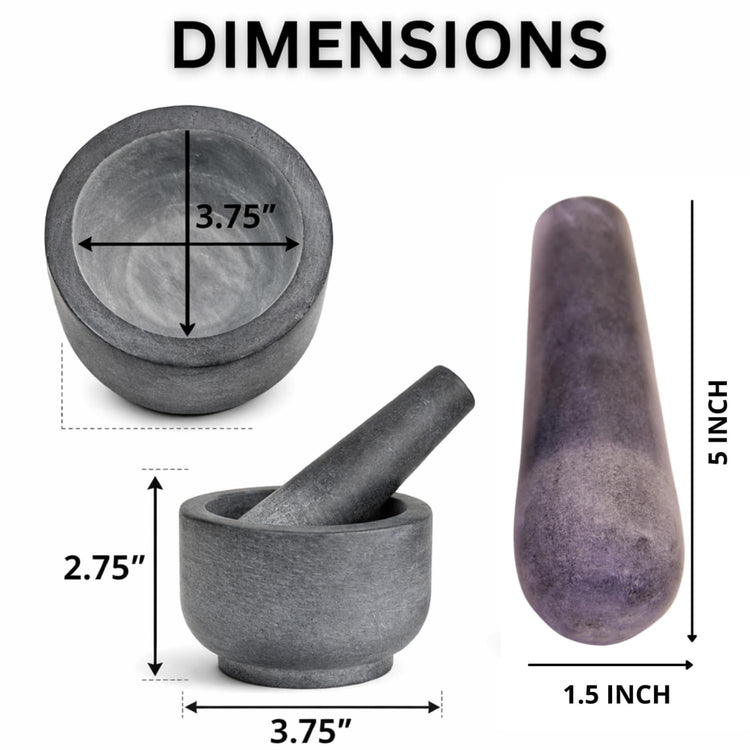 Marble Stone Mortar and Pestle