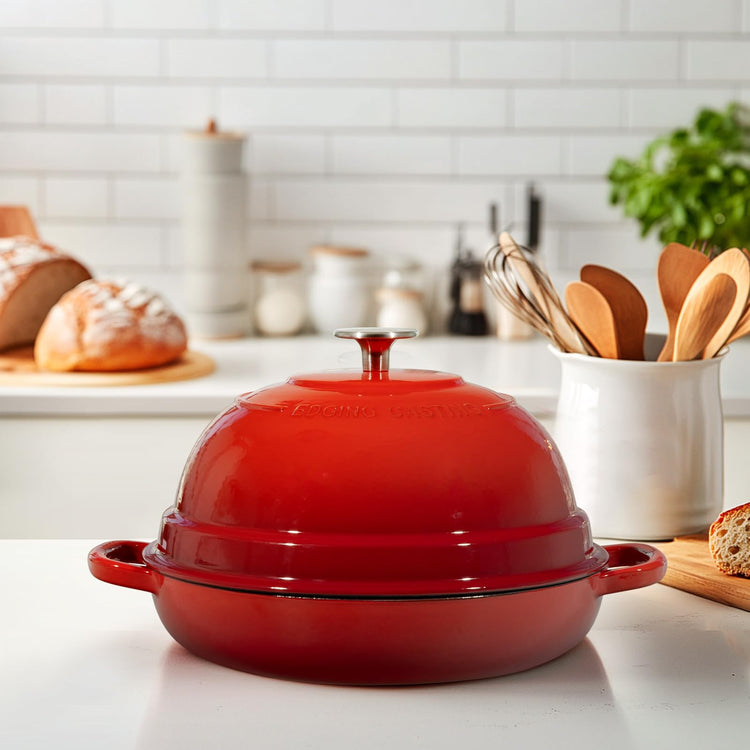 Enameled Cast Iron Dutch Oven Pot with Lid