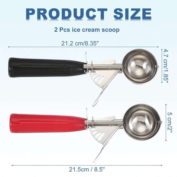 2 Pcs Cookie Scoops