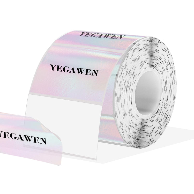 3x2 Inch Transparent Thermal Labels Stickers