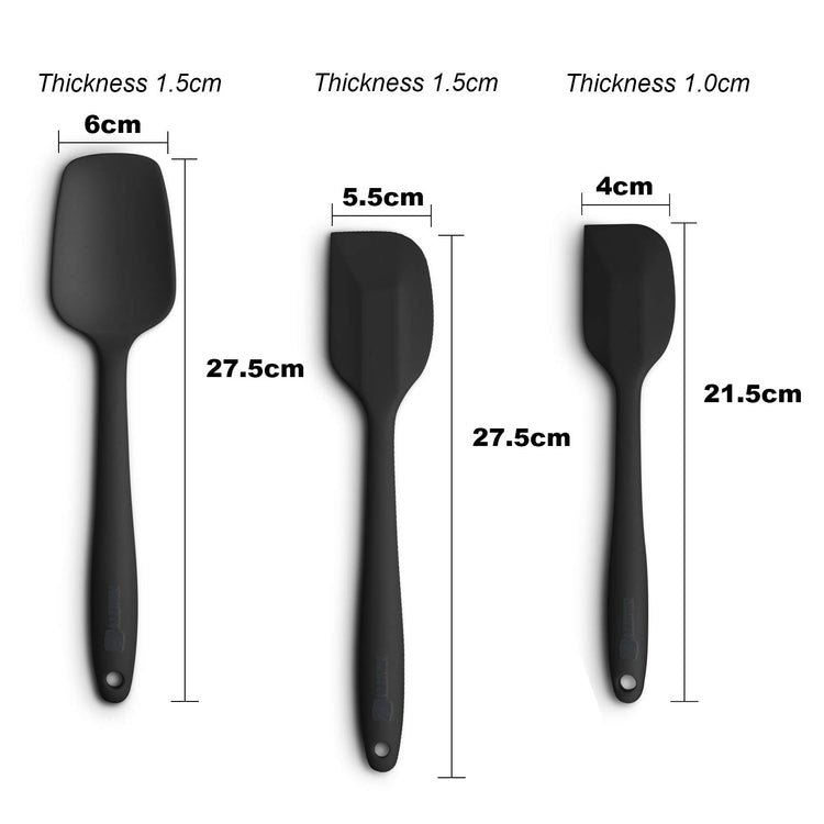 3 Piece Silicone Spatula Set