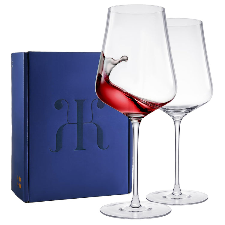 Universal All Purpose Modern Thin Crystal Wine Glasses