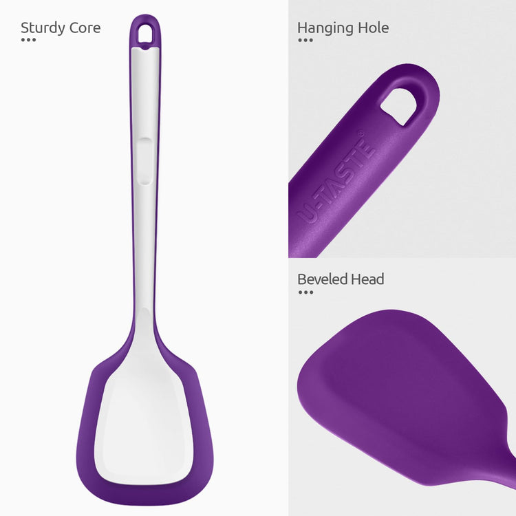 Silicone Turner Spatula Set of 2 (2 Count)