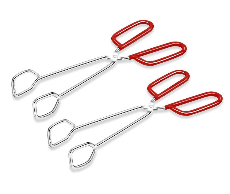 10 Inch Heavy Duty Stainless Steel Kitchen Tongs (2 Count)