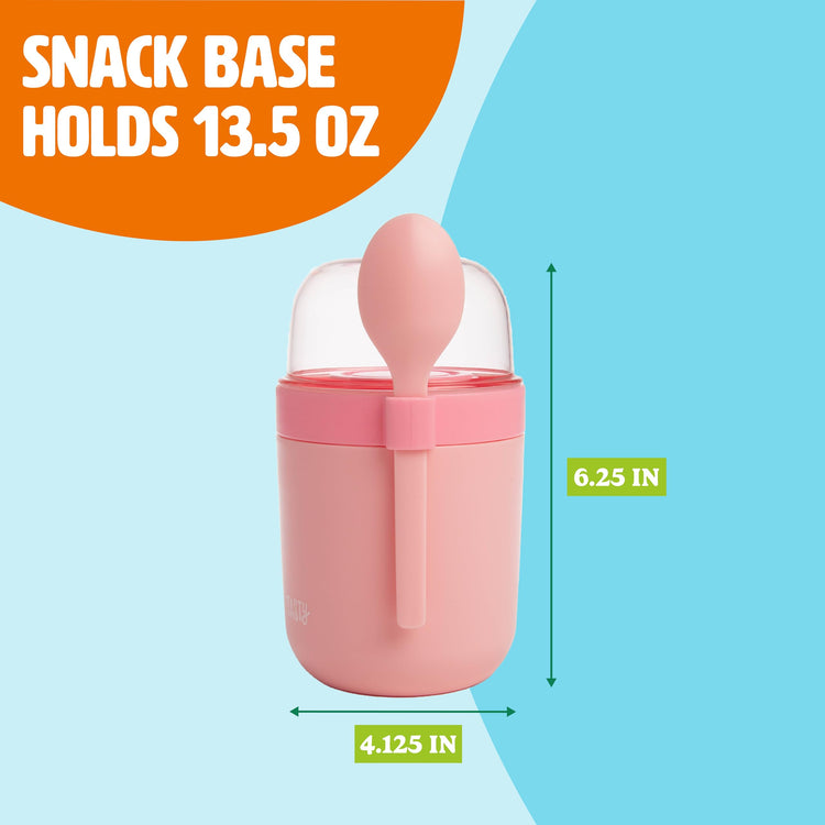 Travel Snack Cups with Spoons (2 Count)