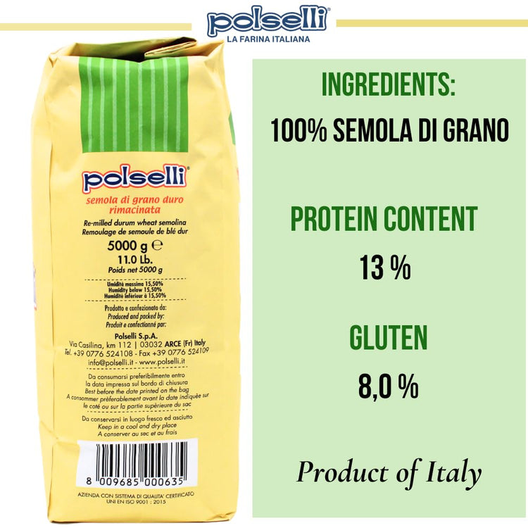 Italian Semola Flour (176 Ounce)