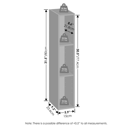 Reed 3 Tier Closet Organizers and Storage