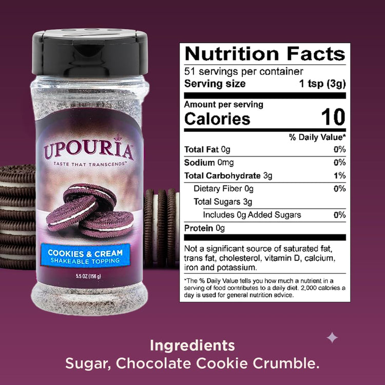 Cookies and Cream Topping for Coffee (5.5 Ounce)