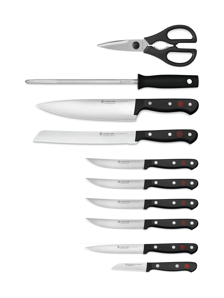 Gourmet 11 Piece Knife Block Set (11 Count)