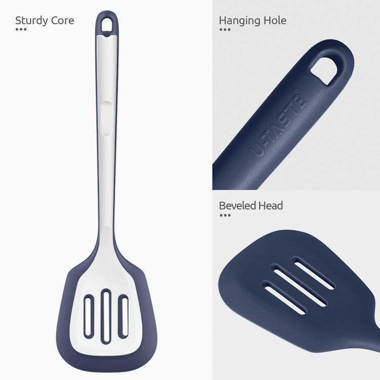 Silicone Turner Spatula Set of 2 (2 Count)