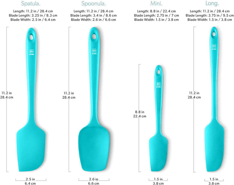 DI ORO Silicone Spatula Set