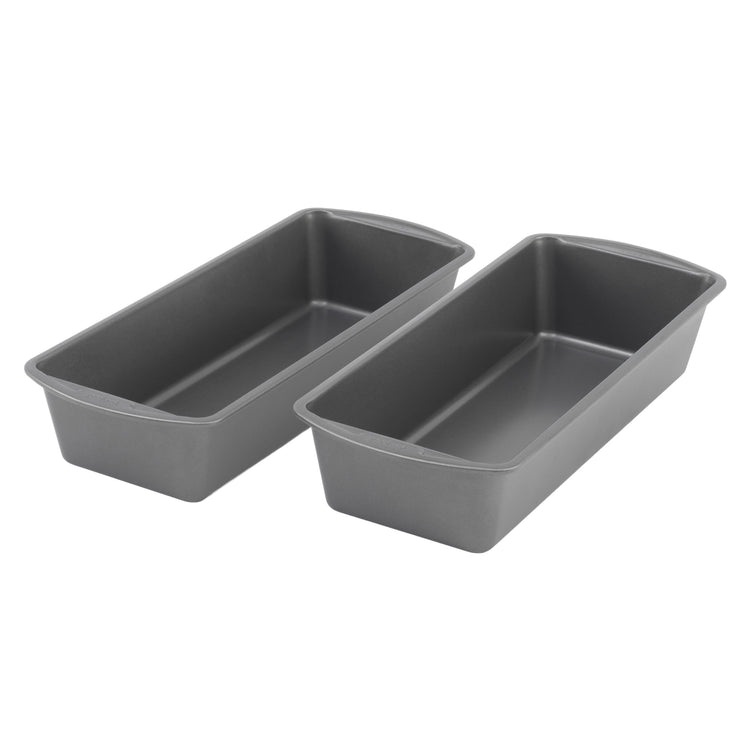 Set of 2 Extra Large 13" x 5" Nonstick Steel Bread Loaf Pans (2 Count)