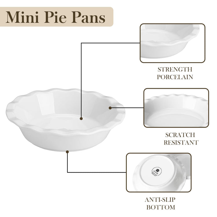 Mini Pie Pans Set 6 (6 Count)