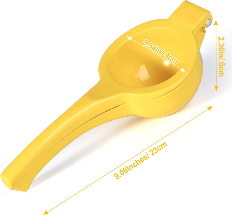 TEZZ Extra Large Citrus Squeezer, Premium Heavy Duty Mental Handhelp Juicer for Lemon, 3.5 Inch Hand Press Lemon Juice Squeeze, Lime Squeezer Bar Tool, Manual Citrus Press