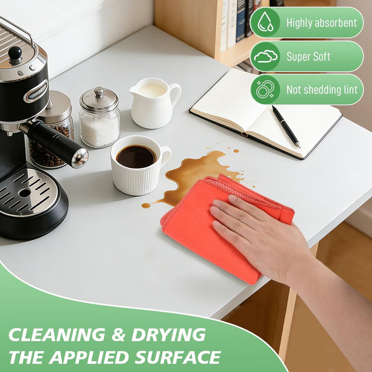 Dish Cloth for Washing Dishes Kitchen Washcloth Cleaning Cloth (10 Count)