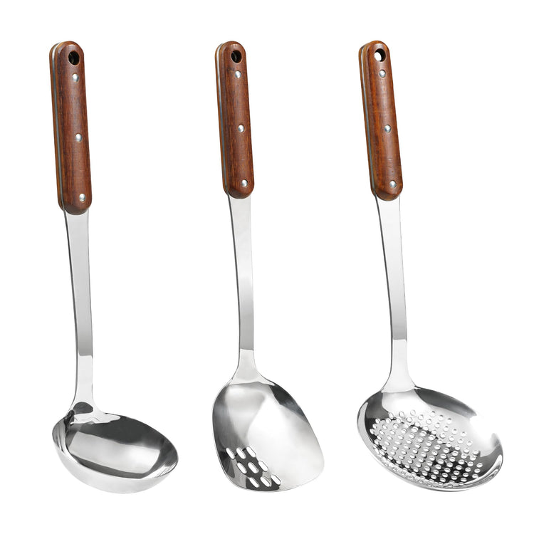 Stainless Steel Wok Spatula (3 Count)