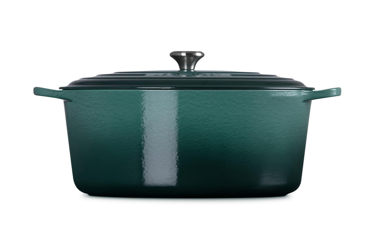 Enameled Cast Iron Oval Dutch Oven