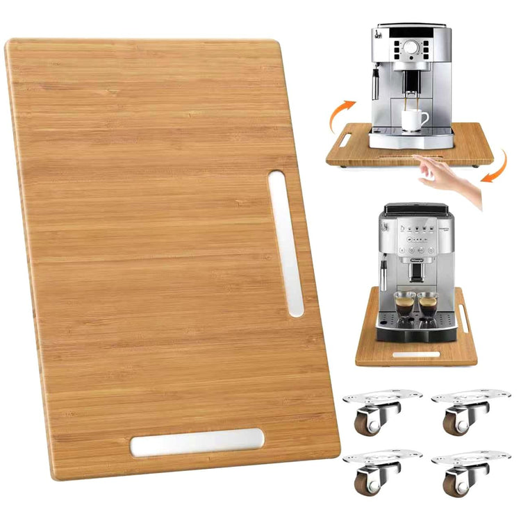 Appliance Slider for Kitchen Appliances 360° Rolling Sliding Tray for Coffee Maker Countertop