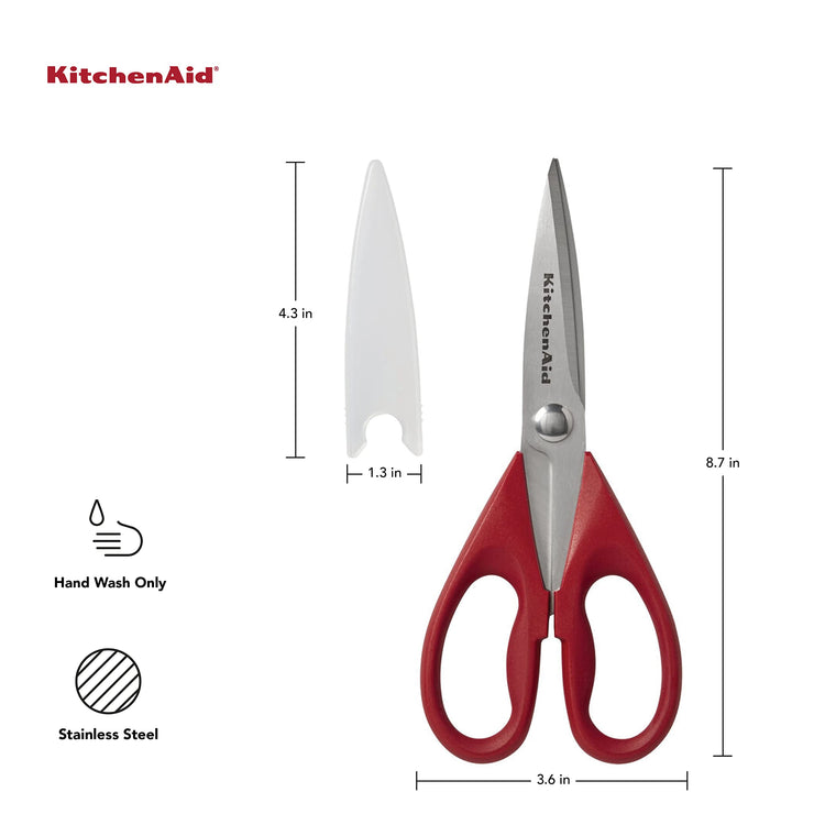 All Purpose Kitchen Shears with Protective Sheath Durable Stainless Steel Scissors