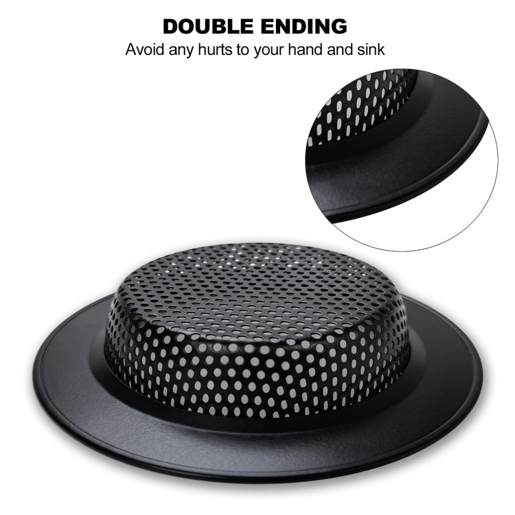 Black Kitchen Sink Drain Strainer (2 Count)