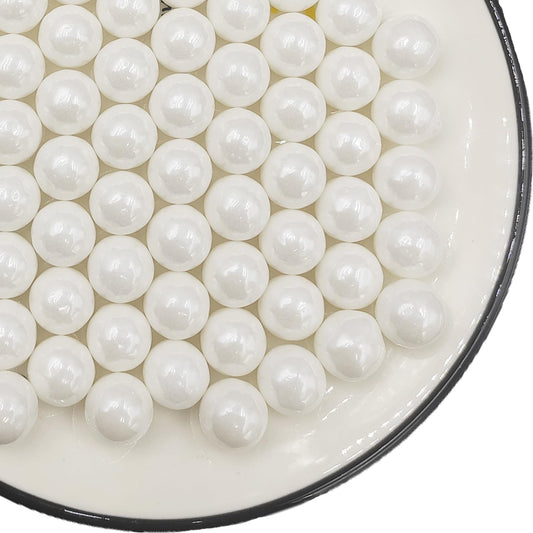 Edible White Pearl Sugar Sprinkles 3.53 oz (3.5 Ounce)