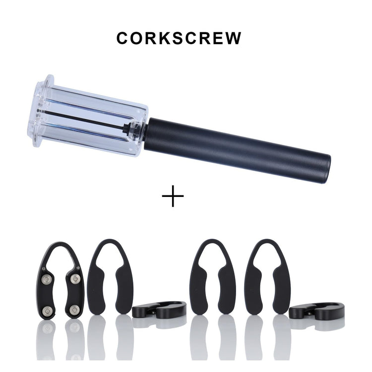 Wine Air Pressure Pump Bottle Opener Set (7 Count)