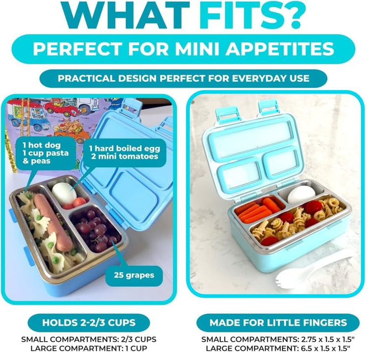 Small Stainless Steel Bento Box Lunch Container Baby Toddlers
