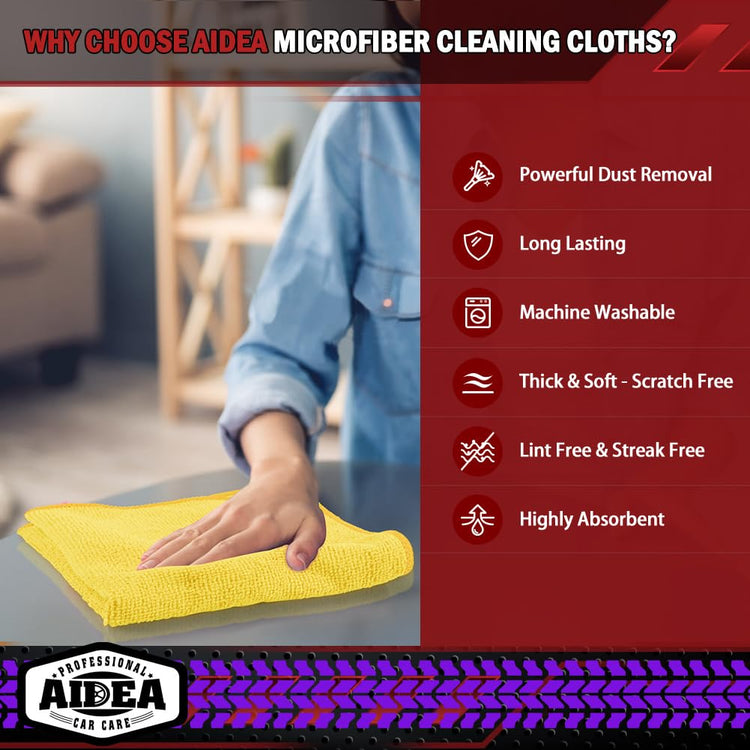 Microfiber Cleaning Cloth (20 Count)