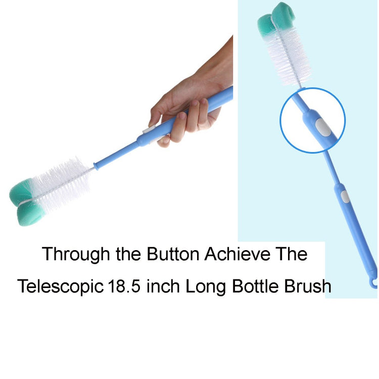 2 Pack Long Bottle Cleaning Brush for Long and Narrow Neck Beer
