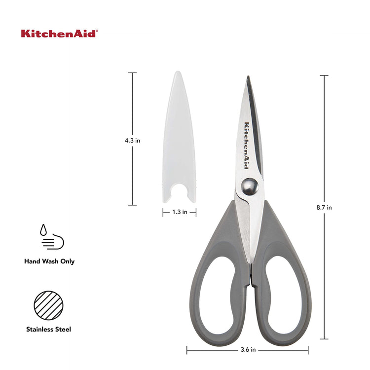 All Purpose Kitchen Shears with Protective Sheath Durable Stainless Steel Scissors