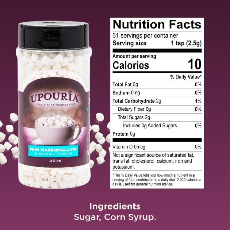 Mini Marshmallow Beverage and Dessert Topper (2.5 Ounce)