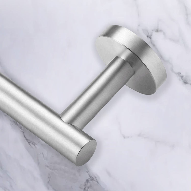 2 Pieces Brushed Nickel Bathroom Towel Bar
