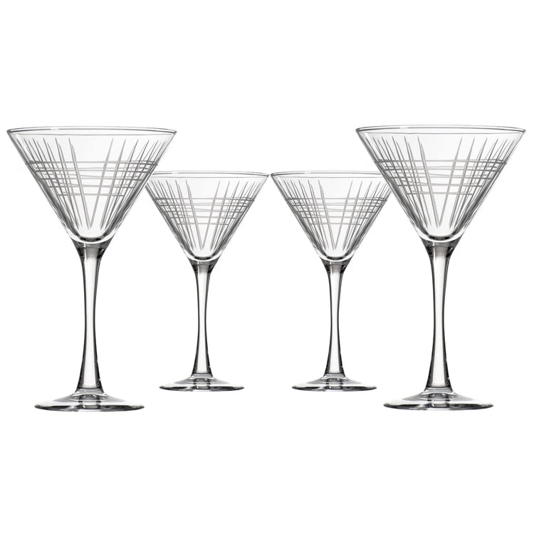 Matchstick Martini Glass (4 Count)