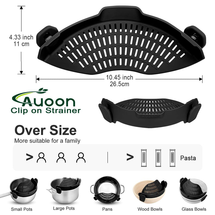 Pot Strainer Clip on Silicone