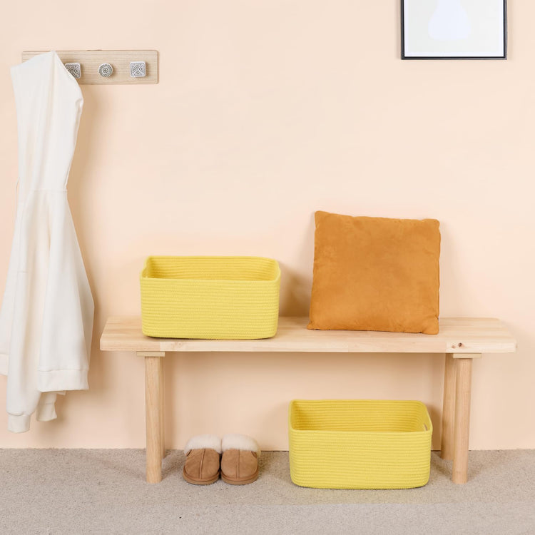 Large Storage Baskets for Shelves (2 Count)