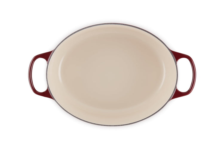 Enameled Cast Iron Oval Dutch Oven