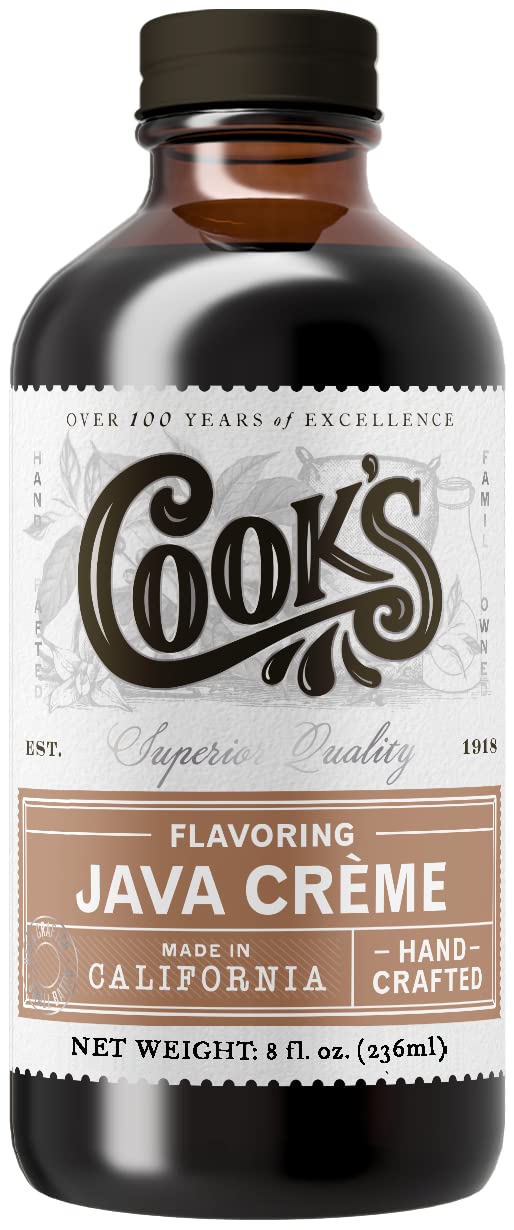 Java Creme Coffee Flavor for Baking & Beverages (8 Fl Oz)