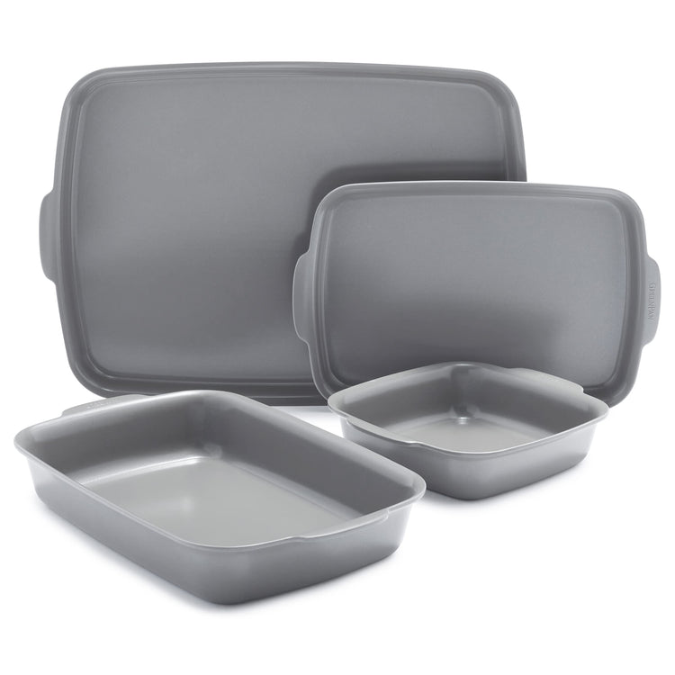 Premiere Ovenware Healthy Ceramic Nonstick 4 Piece Bakeware Set