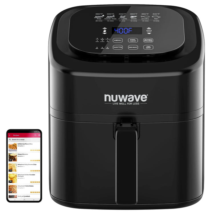 6 quart Brio Healthy Digital Air Fryer with One