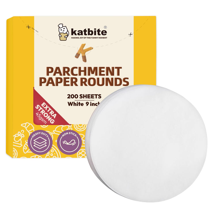 Unbleached Parchment Paper Rounds (200 Count)