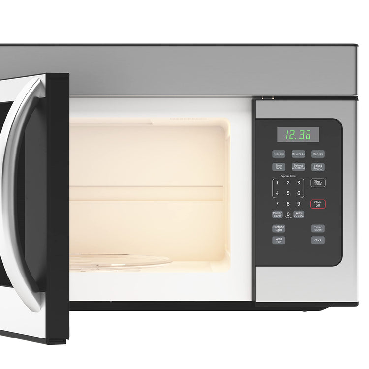 1.6 Cu. Ft. Over the Range Microwave Oven with Oven Lamp and 300CFM Recirculation Vent Hood Function