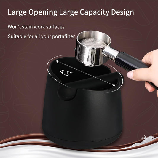 Knock Box Large Capacity Design Espresso Knock Box Shock