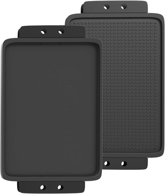Grill Flat TopGriddle Universal, Cast Iron Griddle for Gas Grill, 17" x 10" Stovetop Griddle, GriddlePan for Stove Top, GrillGriddle for Charcoal/Electric/Gas Grills, Stove, Tailgating, Camping - Nestoria