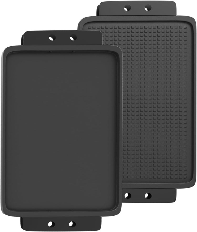 Grill Flat TopGriddle Universal, Cast Iron Griddle for Gas Grill, 17" x 10" Stovetop Griddle, GriddlePan for Stove Top, GrillGriddle for Charcoal/Electric/Gas Grills, Stove, Tailgating, Camping - Nestoria