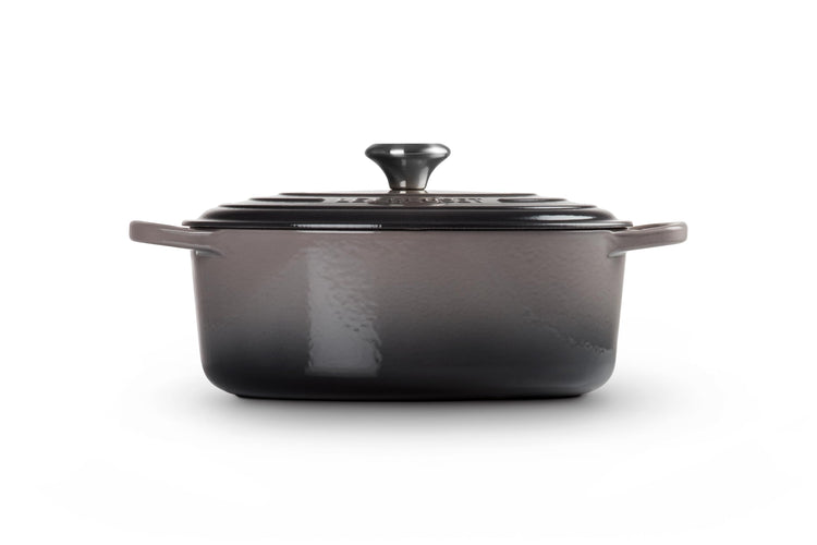 Enameled Cast Iron Oval Dutch Oven