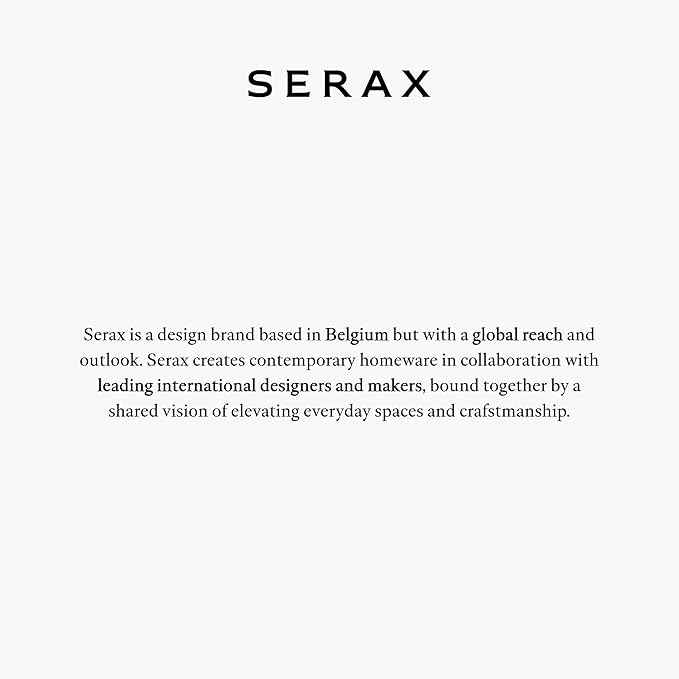 Serax Breakfast Plate | Inku Tableware van Sergio Herman | 4 Dessert Plates | Stoneware Dinnerware Set in white | luxury Dishware for Dinner at Home, Party, Cake, Christmas | Kitchen Sets